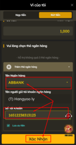 Chọn ngân hàng của bạn